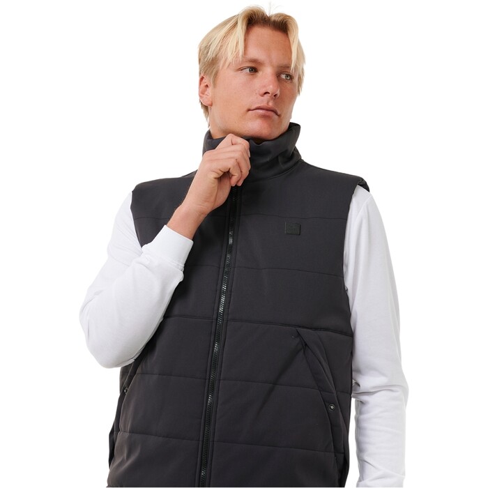 2024 Rip Curl Mens Anti Series Ridge Vest 01CMJA - Black